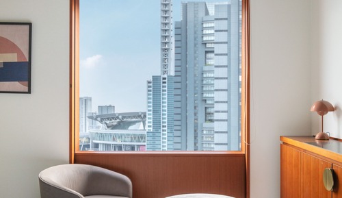 Mark Twin Room, Non Smoking (High floor, Minibar, Free flow, Check out time: 12:00)