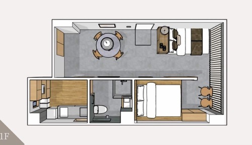 Apartment, 1 Bedroom (1F -To-ridoma-)