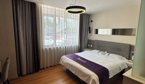 Deluxe Double Room, 1 Queen Bed, Smoking, City View