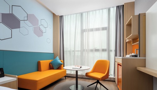 Room, 1 King Bed with Sofa bed, Non Smoking, City View