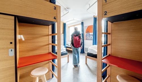 Bed in 6-Bed Female Dormitory Room