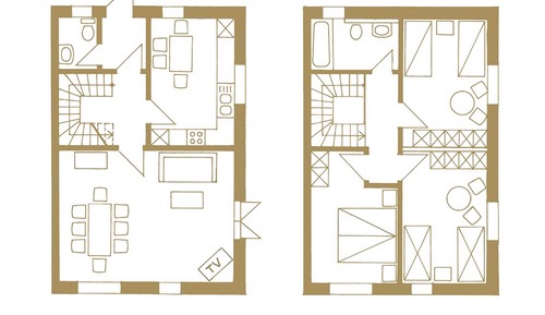 Apartment mit 3 Schlafzimmer