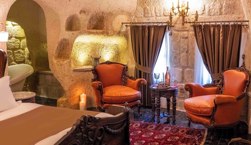 Junior Suite, 1 Double Bed, Fireplace (Cave Duplex, Bathtub)