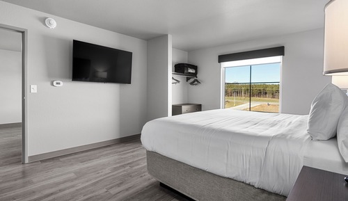 Suite, 1 King Bed with Sofa bed, Non Smoking (Extended Stay, Audible/Visual Alert)