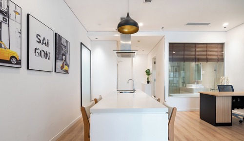 Deluxe Apartment, 1 King Bed, Kitchen, City View