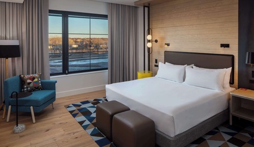 Suite, 1 Bedroom, Fireplace, Park View