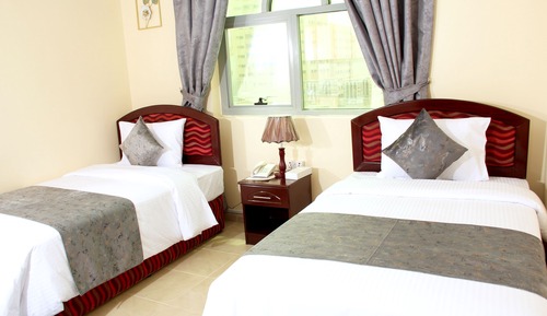 City Twin Room, Sea View