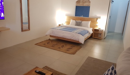 Junior Double Room, 1 Queen Bed with Sofa bed, Non Smoking, Garden View