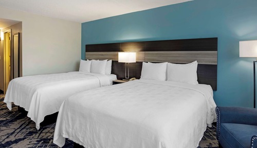 Standard Room, 2 Queen Beds, Non Smoking, Refrigerator & Microwave