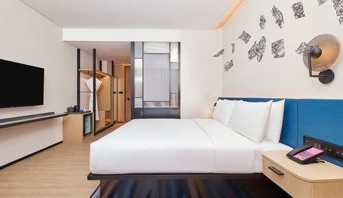Breezy, Basic Room, 1 King Bed, City View