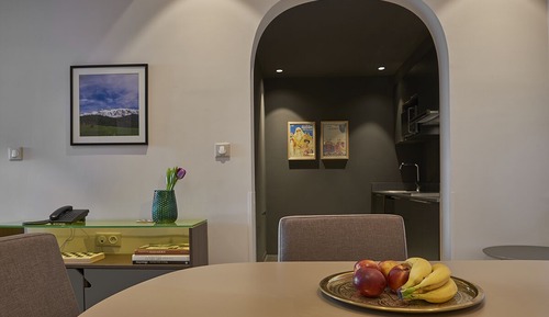 Deluxe Apartment, 1 Queen Bed with Sofa bed, Kitchen, City View