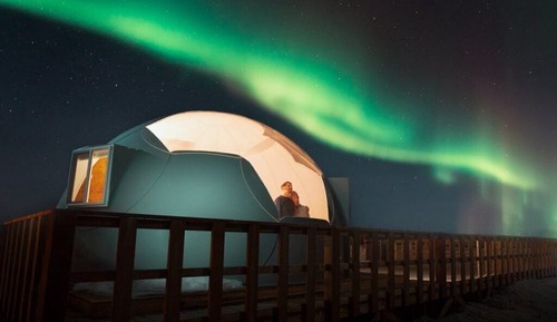 Family Sky Watching Domes