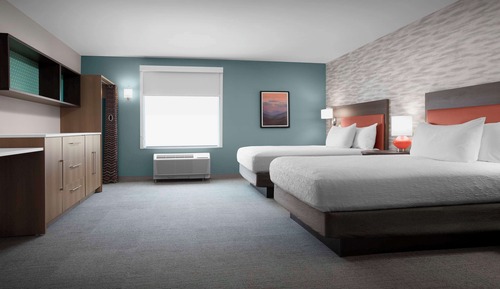 Studio, 2 Queen Beds, Accessible (Hearing)