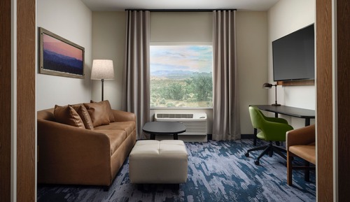 Suite, 1 King Bed with Sofa bed, Smoking (Mobility/Hearing Access, Roll-In Shwr)