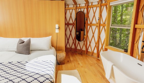 Luxury Tent, Fireplace, River View