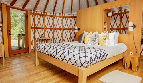 Luxury Tent, 1 Bedroom, Fireplace