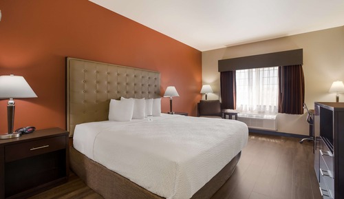 Standard Room, 1 King Bed, Non Smoking, Refrigerator & Microwave