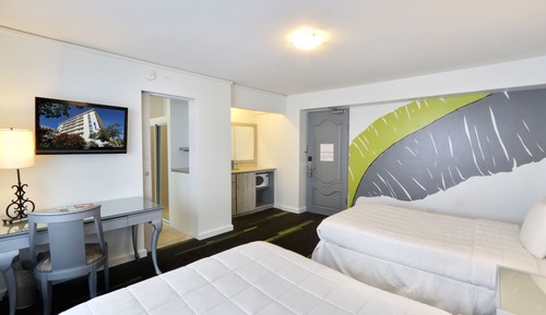 Standard Room, 2 Double Beds (View)