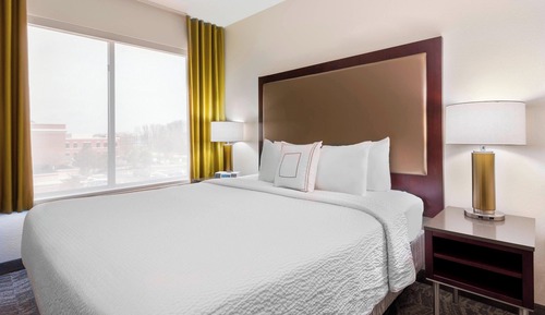 Suite, 1 King Bed with Sofa bed (Mobility/Hearing Access, Roll-In Shwr)