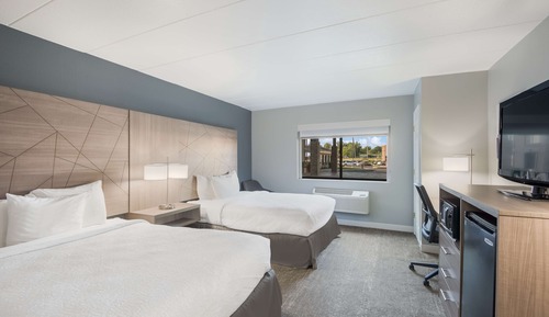 Standard Room, 2 Queen Beds, Accessible, Refrigerator & Microwave (Walk-in Shower)