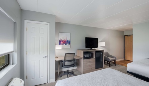 Standard Room, 2 Queen Beds, Non Smoking, Refrigerator & Microwave
