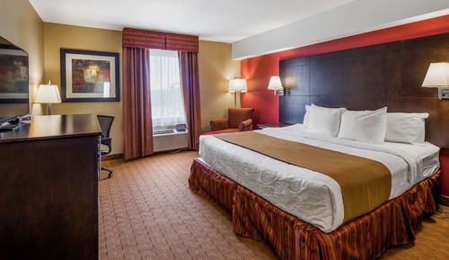 Standard Room, 1 King Bed, Accessible, Refrigerator & Microwave