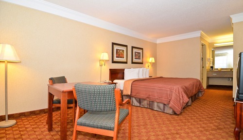 Standard Room, 1 King Bed, Smoking, Refrigerator & Microwave