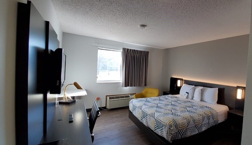 Deluxe Room, 1 Queen Bed, Non Smoking, Refrigerator & Microwave