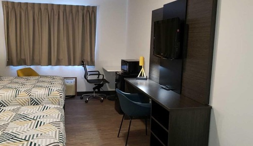 Deluxe Room, 2 Double Beds, Non Smoking, Refrigerator & Microwave