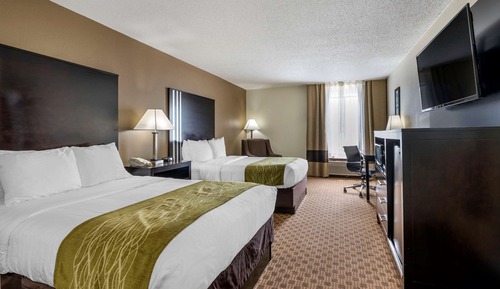 Double Room, 2 Double Beds, Non Smoking