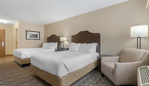 Standard Room, 2 Queen Beds, Non Smoking, Refrigerator & Microwave