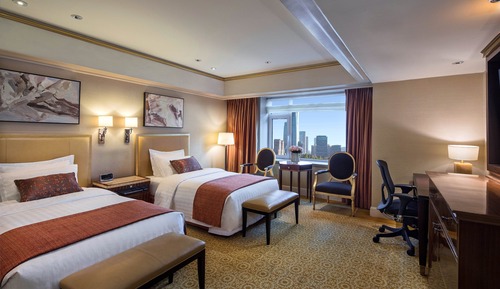Room, 2 Twin Beds, City View