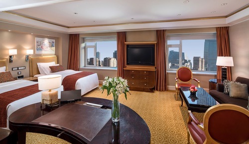 Studio, 2 Twin Beds, City View
