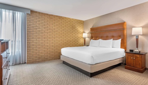 Deluxe Suite, 1 King Bed with Sofa bed, Refrigerator & Microwave (2 Rooms, Oversized, Upper Floor)