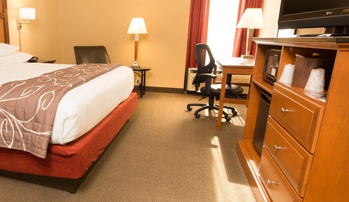 Deluxe Room, 1 King Bed, Refrigerator & Microwave (Upper Floor)