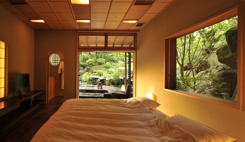 Japanese Style Suite with Open-air Bath, FUJI or UME