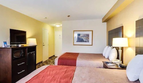 Room, 2 Double Beds, Non Smoking, Microwave