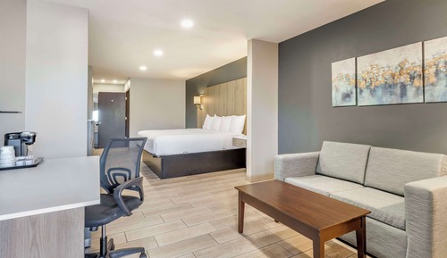 Junior Suite, 1 King Bed, Non Smoking, Microwave