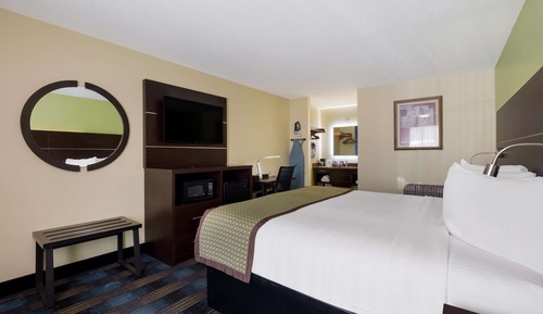 Standard Room, 1 King Bed, Non Smoking, Refrigerator & Microwave (Shower Only)