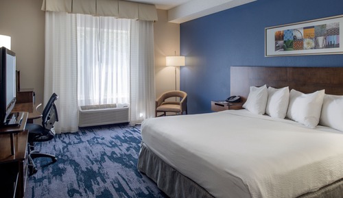 Room, 1 King Bed (Mobility/Hearing Access, Roll-In Shwr)
