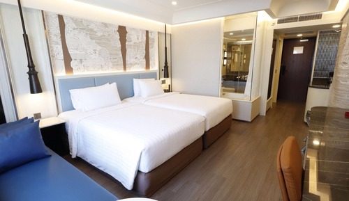 Deluxe Room, 2 Twin Beds, River View (Premier)
