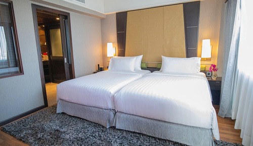 Suite, 2 Twin Beds, River View (Plaza)