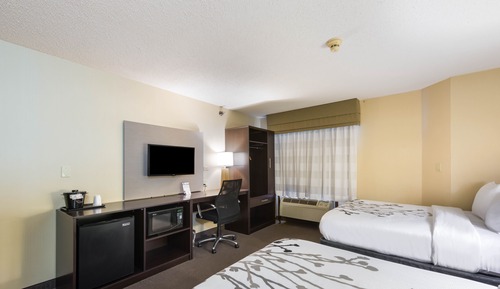 Double Room, 2 Double Beds, Non Smoking