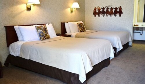 Standard Room, 2 Queen Beds, Non Smoking, Refrigerator & Microwave