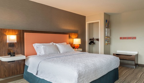 Suite, 1 King Bed, Accessible (Mobility & Hearing, Roll-in Shower)
