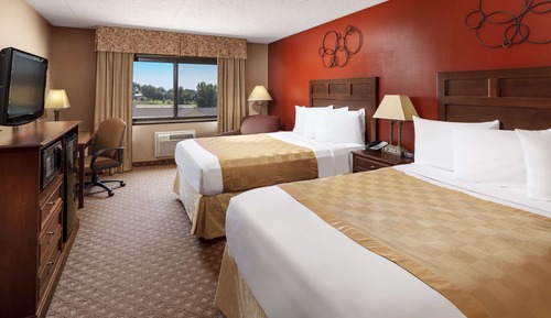 Suite, 2 Queen Beds, Non Smoking, Refrigerator & Microwave (with Sofabed)