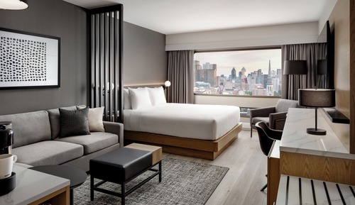 Suite, 1 King Bed with Sofa bed