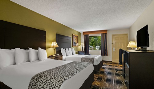 Standard Room, 2 Queen Beds, Non Smoking, Refrigerator & Microwave