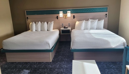 Standard Room, 2 Queen Beds, Non Smoking, Refrigerator & Microwave (Larger Room;with Sofabed)