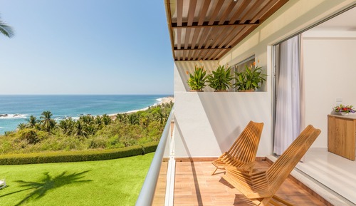 Deluxe Room, 1 King Bed, Terrace, Sea View